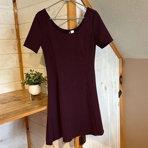 Plum dress for fall